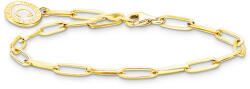 Thomas Sabo Charmista láncos aranyozott karkötő (X0286-427-39-L15)
