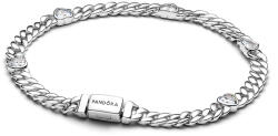 Pandora Szív kubai láncos karkötő (594226C01-18)
