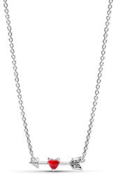 Pandora Nyíl és muranói üveg szív nyaklánc - 393669C01-50 (393669C01-50)