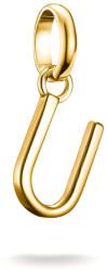 Thomas Sabo Aranyozott "U" betű connect medál (CC1227-413-39)