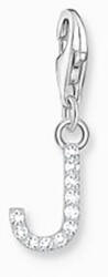Thomas Sabo "J" betű charm cirkóniával (1949-051-14)