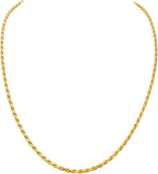 Ezüst ékszer Juta ezüst nyaklánc sárga arannyal futtatva - 80135412 (80135412)