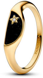 Pandora ME kettéosztott tűzzománc pecsétgyűrű - 163325C01-54 (163325C01-54)