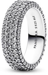 Pandora Timeless Pavé háromsoros Ezüst Gyűrű - 192634C01-60 (192634C01-60)