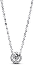 Pandora szikrázó kerek glória medálos collier nyaklánc (391174C01-45)