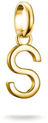 Thomas Sabo Aranyozott "S" betű connect medál (CC1225-413-39)