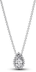 Pandora Szikrázó körte glória collier ezüst nyaklánc (392832C01-45)