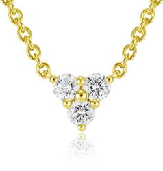 Moon Diamonds sárga arany nyaklánc medállal - 20-00124-1250 (20-00124-1250)