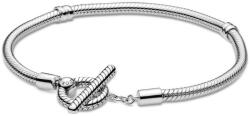 Pandora Moments T-kapcsos kígyólánc ezüst karkötő - 599082C00-17 (599082C00-17)