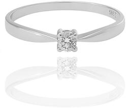 Moon Diamonds fehér arany gyűrű - 50-00523L-1255F/56 (50-00523L-1255F/56)