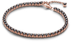 Pandora Fekete szikrázó rozé teniszkarkötő - 581469C02-20 (581469C02-20)