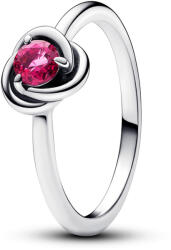 Pandora Rózsaszín örökkévalóság ezüst színű gyűrű - 192993C10-56 (192993C10-56)