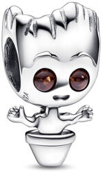 Pandora Moments Marvel A galaxis őrzői táncoló Groot Ezüst Charm - 792554C01 (792554C01)
