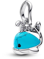 Pandora Türkizszínű bálna függő charm (793822C01)