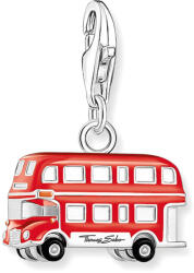 Thomas Sabo Piros London busz ezüst charm (2119-007-10)