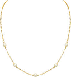 Ezüst ékszer Juta ezüst nyaklánc sárga arannyal futtatva - 80153686 (80153686)