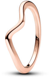 Pandora Polírozott hullám Rozé arany színű gyűrű - 183095C00-56 (183095C00-56)