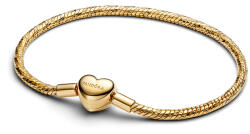 Pandora Szívkapcsos fazettált kígyólánc karkötő - 564236C00-20 (564236C00-20)