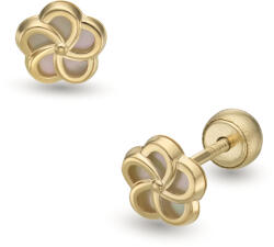 Lisa Jewelry for Kids varázslatos orchidea virág gyerek fülbevaló gömb zárral (JTAG-0426-18) - jutaoraekszer
