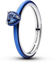 Pandora Kék csakra szív gyűrű - 193088C03-48 (193088C03-48)