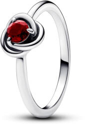 Pandora Vörös örökkévalóság Ezüst színű Gyűrű - 192993C01-52 (192993C01-52)