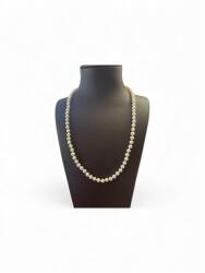 Arany ékszer Juta gyöngysor fehér arany kapoccsal - JTSH-7607 (JTSH-7607)