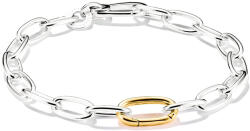 Thomas Sabo Hosszúkás szemű kétszínű karkötő nyitható szemmel - C1204-413-7-L19 (C1204-413-7-L19)