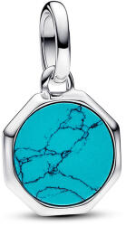 Pandora ME/Moments Türkiz gravírozható mini medál charm - 793388C01 (793388C01)