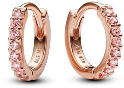 Pandora Szikrázó rózsaszín kis karika-fülbevaló - 283015C01 (283015C01)