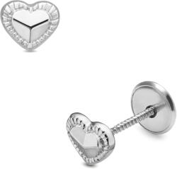 Lisa csipke szívecske gyerekfülbevaló - JTAG-3775 (JTAG-3775)