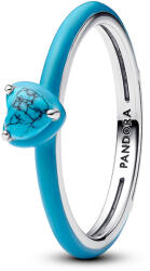 Pandora Türkiz szív alakú kő gyűrű - 193828C01-50 (193828C01-50)