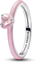 Pandora Rózsaszín csakra szív gyűrű - 193088C02-56 (193088C02-56)
