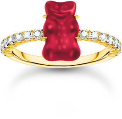 Thomas Sabo X HARIBO piros gumimaci női gyűrű (TR2459-414-10-60)