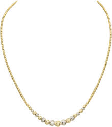 Arany ékszer Juta női sárga és fehér arany nyaklánc - JTFL-5835 (JTFL-5835)