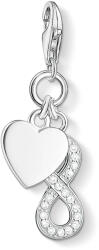 Thomas Sabo Végtelen charm cirkóniával és szív medállal (1248-051-14)