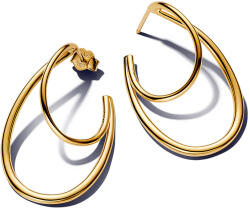 Pandora Organikus formájú dupla karika-fülbevaló - 263870C00 (263870C00)