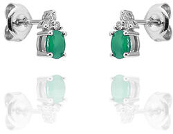 Moon Diamonds fehér arany fülbevaló - 30-00712-1755F (30-00712-1755F)