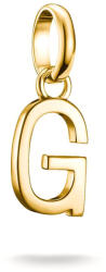Thomas Sabo Aranyozott "G" betű connect medál (CC1213-413-39)