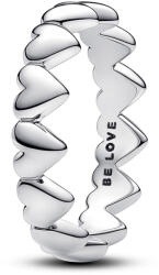 Pandora Ezüst színű Végtelen szívek gyűrű - 193427C00-56 (193427C00-56)