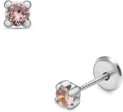 Lisa rózsaszín köves gyerekfülbevaló - JTAG-3778 (JTAG-3778)