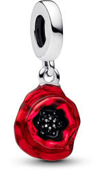 Pandora Vörös virág függő charm (793917C01)