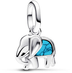 Pandora Türkizszínű elefánt mini függő charm (793858C01)