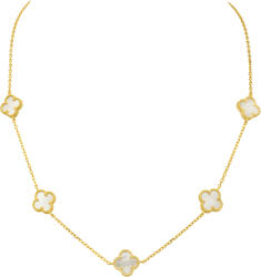 Ezüst ékszer Juta ezüst nyaklánc sárga arannyal futtatva - JTTC-7543 (JTTC-7543)