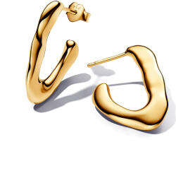 Pandora organikus V alakú nyitott karika-fülbevaló - 263290C00 (263290C00)