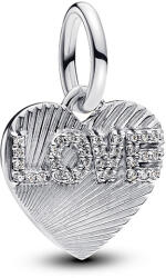 Pandora Gravírozható szerető szív függő charm - 793604C01 (793604C01)