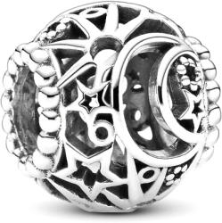 Pandora Moments Áttört nap, csillagok és hold ezüst charm (799183C00)