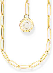 Thomas Sabo Charmista Coin aranyozott láncos nyaklánc (X2089-427-39-L70)