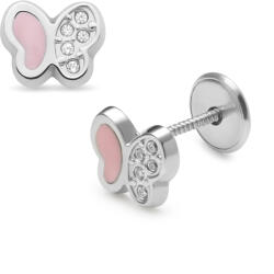 Lisa Jewelry for Kids félig köves pillangó gyerek fülbevaló (JTAG-0307)