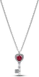 Pandora Kiemelt szíves kulcs collier nyaklánc - 394392C01-45 (394392C01-45)