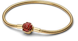Pandora Disney Szépség és a Szörnyeteg bűvös rózsa kígyólánc karkötő - 564019C01-18 (564019C01-18)